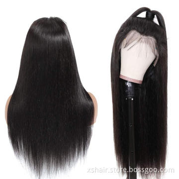 The New Listing Straight Low Short Natural Black Woman Wig Human Hair Lace Front Brazilian